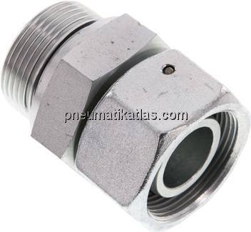 Einstellb. Schneidringverschr. G 1-1/4"-30 S, Stahl verzinkt