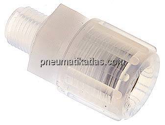 Gerade Verschraubung G 1/8"-8x6mm, PFA