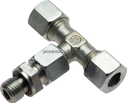 Einstellb. T-Schneidringverschraub.M 22x1,5-16 S (M24x1,5), ohne Mutter & Schnei