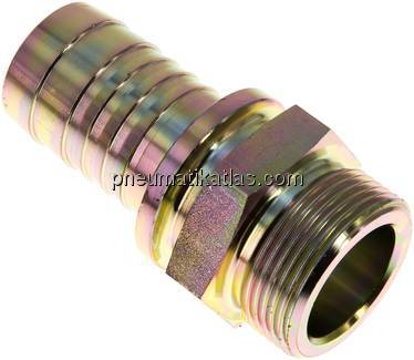 Gewindetülle, Sicherungsbund G 1-1/4"-32 (1-1/4")mm, Stahl verzinkt