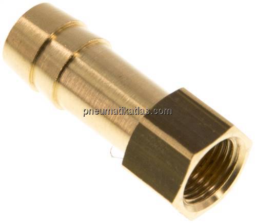Aufschraub-Schlauchtülle G 1/8"-9 (3/8")mm, Messing