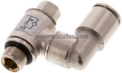 Drosselrückschlagventil G 1/8"-8mm, abluftregelnd (Standard)