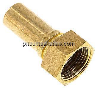 Schlauchtülle, EN14420-5 G 3/4"-19 (3/4")mm, Messing