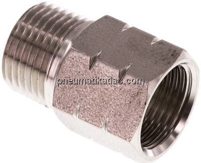 Reduziernippel NPT 3/8"(AG)-G 3/8"(IG), 1.4571