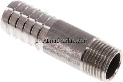 Gewindetülle ohne Bund R 1/2"-19 (3/4")mm, 1.4571