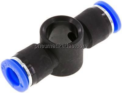 Steckanschluss, T-Ringstück G 1/4"-8mm, IQS-Standard