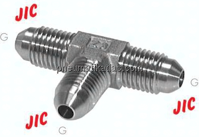 T-Stück,UN 1-5/8"-12 AG (JIC), V4A