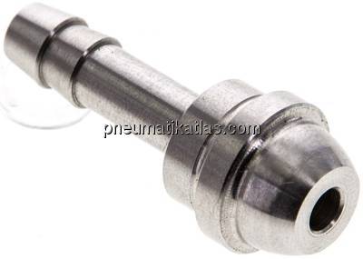 Tülle Edelstahl, G 3/8"-6 (1/4")mm, ohne Mutter