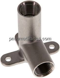 Wanddose 2 x G 3/8" (IG), 1.4408