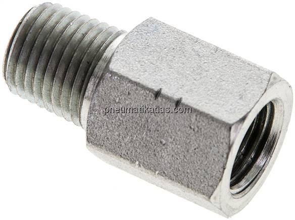 Gewindeverlängerung NPT 1/4", Stahl verzinkt
