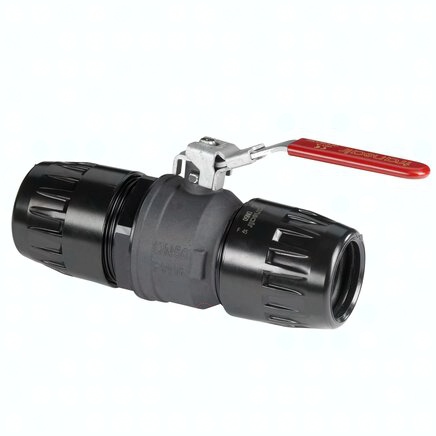 4092 50 00 Transair 2" (50mm) Lockable Double Female Ball Valve
