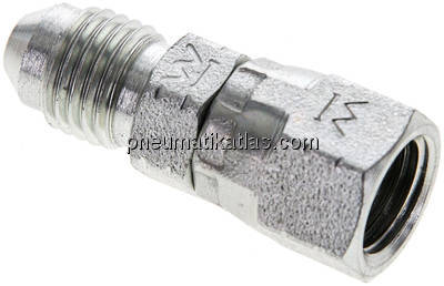 Reduziernippel UNF 7/16"-20(JIC-AG)-UNF 7/16"-20(JIC-IG)
