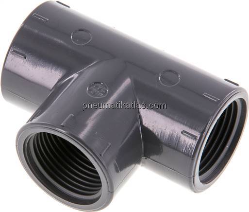T-Stück Rp 3/4" (IG), PVC-U