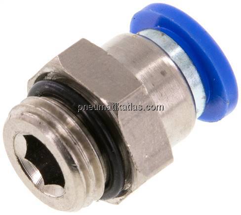 Gerader Steckanschluss G 1r/4"- 8mm, IQS-Standard