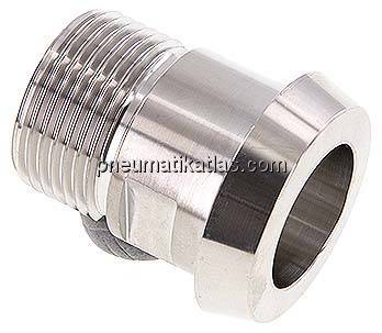 Kegelstutzen (Milchgewinde) 44mm Kegel-G 1", 1.4404
