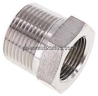 Reduziernippel NPT 1"(AG)-NPT 3/4"(IG), 1.4571