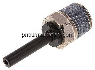 Einschraubtülle NPT 1/4"-3/16" (4,76 mm) Stecknippel, IQS-Inch