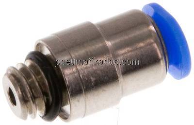 Gerader Steckanschluss M 6-3mm, Mini m. Innensechskt.