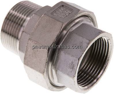 Verschraubung kon. dichtend, NPT 1-1/4"/NPT 1-1/4" (IG/AG)