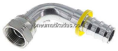90°-Steckanschluss G 3/4" Ü-Mutter, 19,1mm GSP-Schlauch