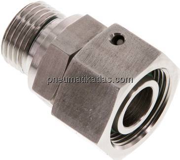 Einstellb. Schneidringverschr. G 1/2"-18 L, 1.4571