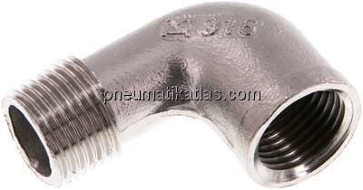 90°-Einschraubwinkel Rp 1/2"(IG)-R 1/2"(AG), 1.4408