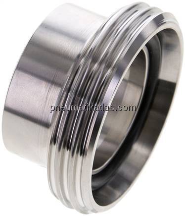Gewindestutzen (Milchgewinde) Rd 65 x 1/6"-48,3mm, 1.4301