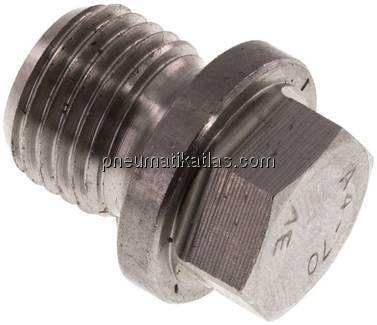 Verschlussstopfen Außenskt. G 1/4", V4A