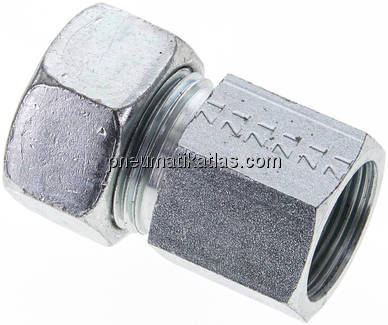 Aufschraub-Schneidringverschr. M 26x1,5-22 L (M30x2), Stahl verzinkt