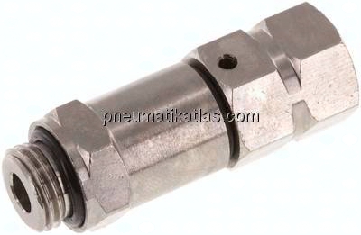 Schnell-Drehverschraubung G 1/4"(AG)-G 1/4"(IG)