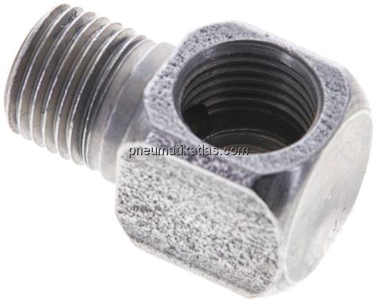 Winkelstück 90° (Schmiernippel) M 10x1 (konisch) AG - M 10x1 IG