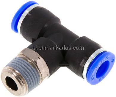 T-Steckanschluss NPT 3/8"-3/8" (9,52 mm), IQS-Inch