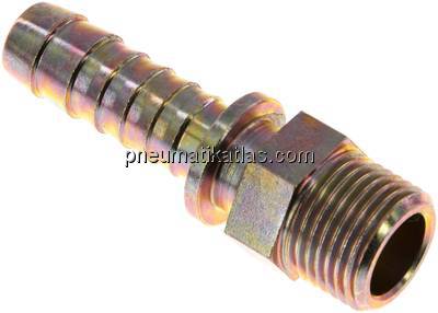 Gewindetülle, Sicherungsbund G 1/2"-13 (1/2")mm, Stahl verzinkt
