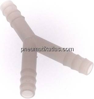 Y-Schlauchverbinder 9 (3/8")mm, PVDF