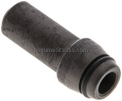 Anschweißnippel 10 x 2mm, Stahl phosphatiert