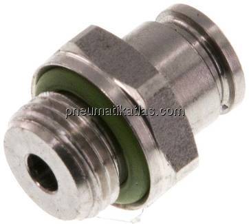 Gerader Steckanschluss G 1/8"-4mm, IQS-Edelstahl