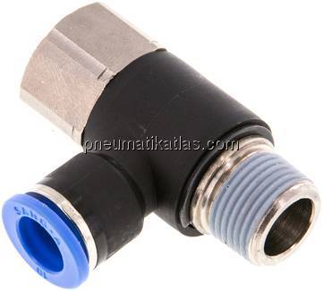 Winkel-Steckanschluss, I/A R 3/8"-10mm, IQS-Standard