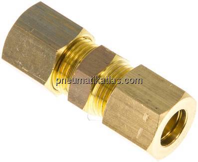 Gerade Klemmringverschraubung 8 (M12x1)mm, Messing