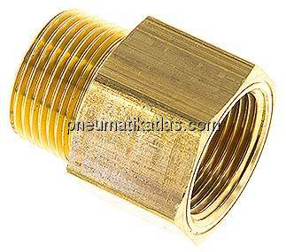 Reduziernippel R 3/4"(AG)-NPT 3/4"(IG), Messing