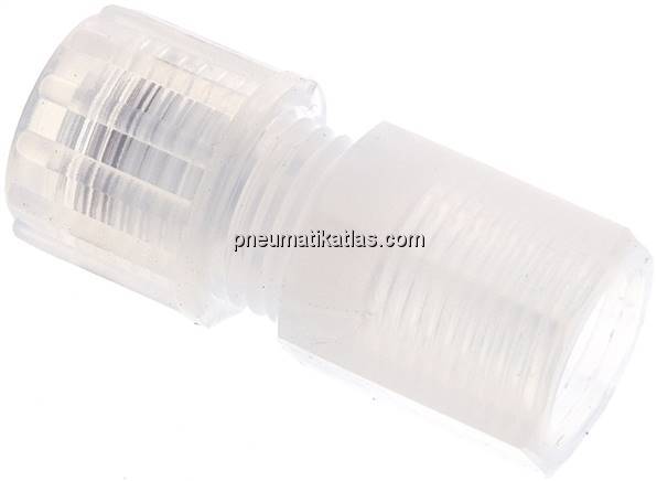 Aufschraub-Verschraubung G 1/4"-8x6mm, PFA