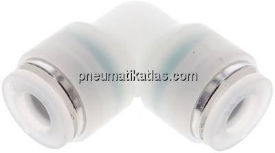 Winkel-Steckanschluss 6mm, IQS-ES LE/PVDF