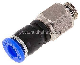 Gerade Drehverschraubung G 1/8"-6mm, IQS-Standard