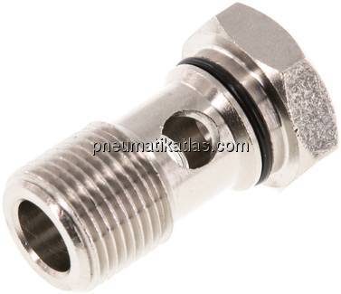 Hohlschraube für IQS-Ringstücke, G 3/8" 1-fach