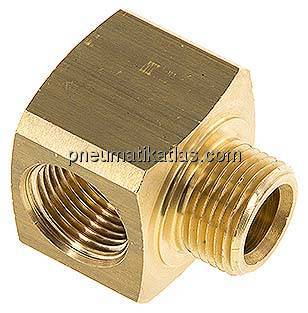 T-Stücke G 3/8"(AG)-2xG 3/8"(IG), Messing