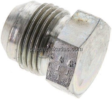HD-Verschlussstopfen UNF 7/8"-14(JIC), Stahl verzinkt