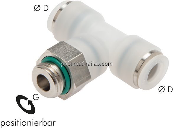 T-Steckanschluss G 3/8"-10mm, IQS-ES LE/IQS-PVDF