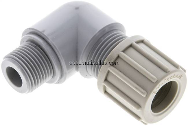 Winkel-Verschraubung G 3/8"-14x12mm, PA
