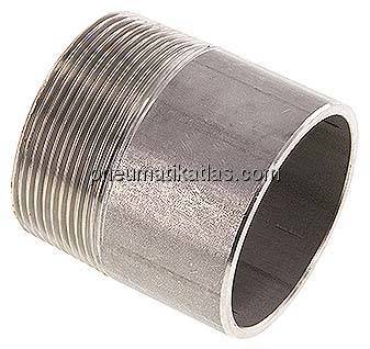 Anschweißnippel R 2"-60mm-60,3mm, 1.4571