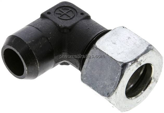 Winkel-Anschweißverschraubung 20 S (M30x2), Stahl phosphatiert