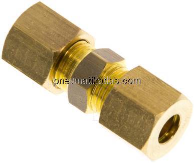 Gerade Klemmringverschraubung 6 (M10x1)mm, Messing